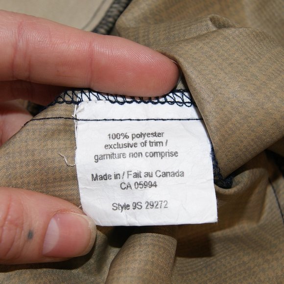 Vintage Cracked Wheat Khaki houndstooth Shepherd Check lightweight waterproof - Picture 4 of 4